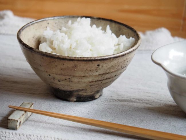 野口淳　炭化粉引飯碗